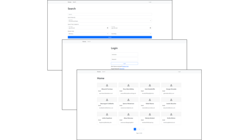 Full Stack Application Preview